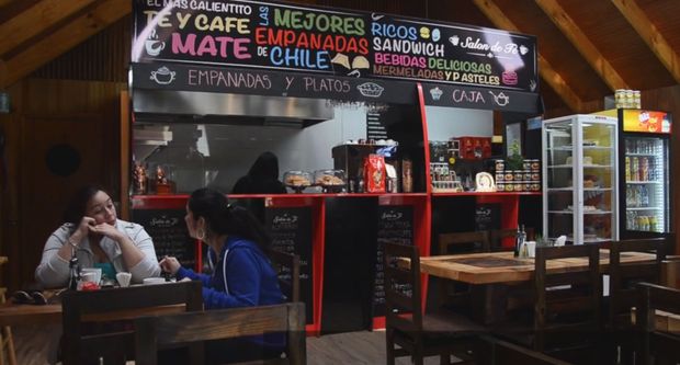 Interior del Salón de Té Don Benito.